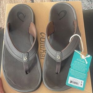 Olukai Ohana Dark Java Sz 9 NIB
